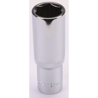 Sealey 1/2"Dr Deep Socket 18mm (Mirror Finish) S01212.18