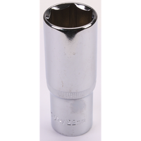 Sealey 1/2"Dr Deep Socket 22mm (Mirror Finish) S01212.20