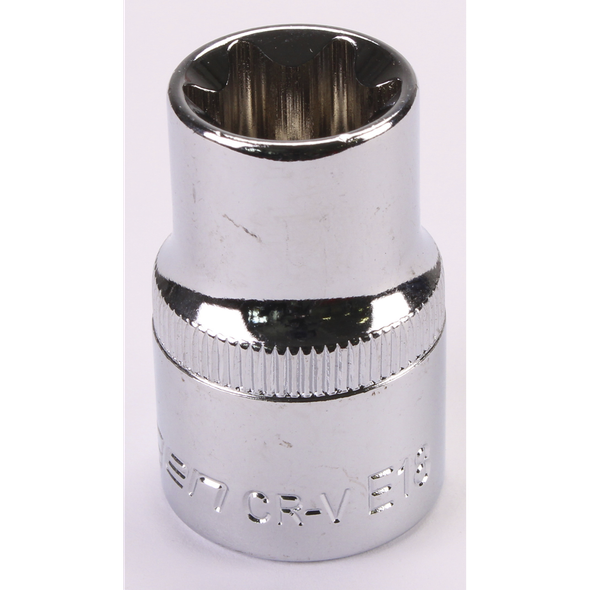 Sealey 1/2"Dr Trx-Star Socket (F) E18 (Mirror Finish)