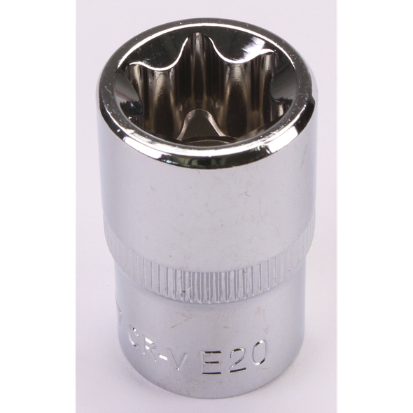Sealey 1/2"Dr Trx-Star Socket (F) E20 (Mirror Finish)