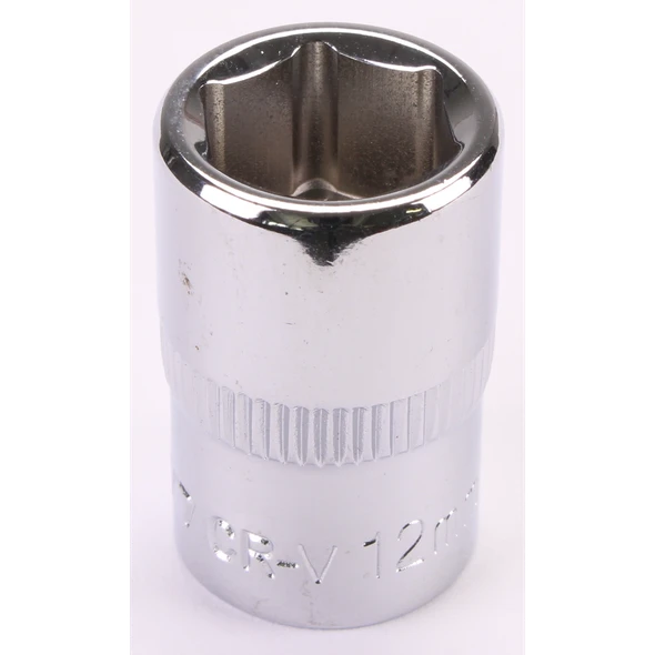 Sealey 3/8"Dr Socket 12mm (Mirror Finish)
