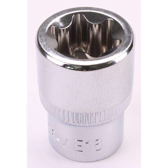 Sealey 3/8"Dr Trx-Star Socket (F) E16 (Mirror Finish)