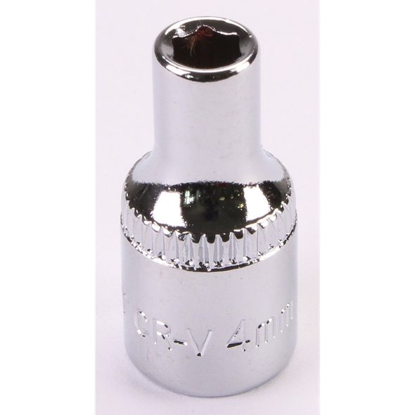 Sealey 1/4"Dr Socket 4mm (Mirror Finish)