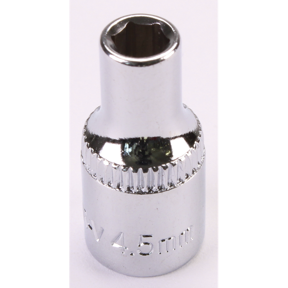 Sealey 1/4"Dr Socket 4.5mm (Mirror Finish)