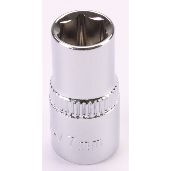 Sealey 1/4"Dr Socket 7mm (Mirror Finish)