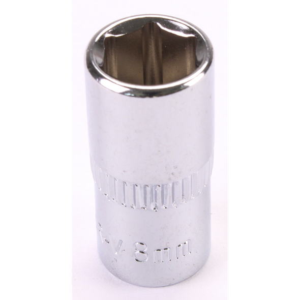 Sealey 1/4"Dr Socket 8mm (Mirror Finish)