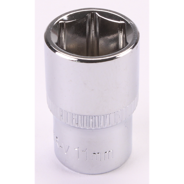 Sealey 1/4"Dr Socket 11mm (Mirror Finish)