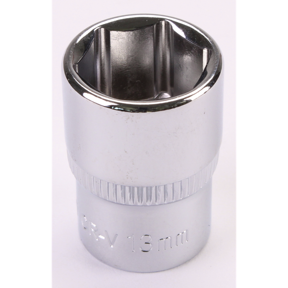 Sealey 1/4"Dr Socket 13mm (Mirror Finish)