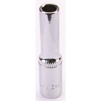 Sealey 1/4"Dr Deep Socket 6mm (Mirror Finish) S01212.61