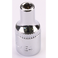Sealey 1/4"Dr Trx-Star Socket (F) E4 (Mirror Finish)