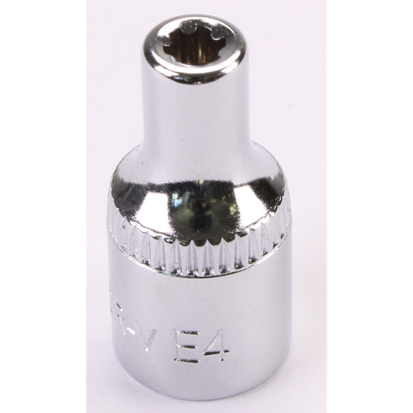 Sealey 1/4"Dr Trx-Star Socket (F) E4 (Mirror Finish)