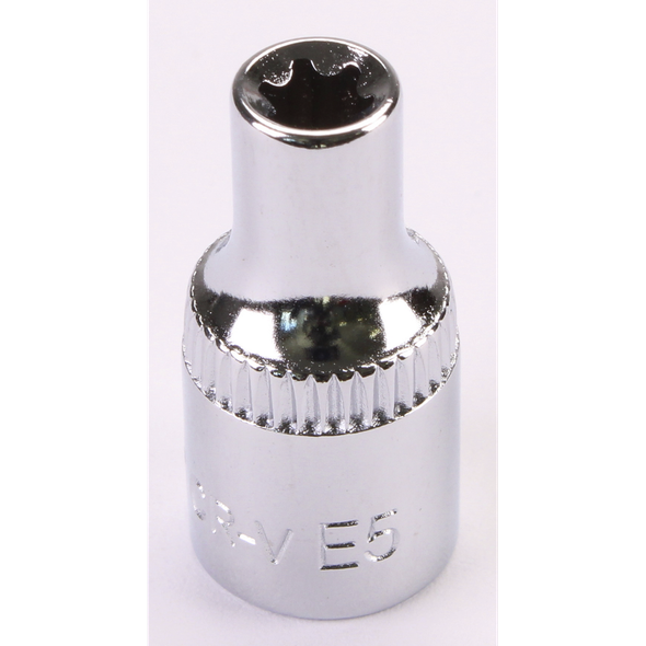 Sealey 1/4"Dr Trx-Star Socket (F) E5 (Mirror Finish)