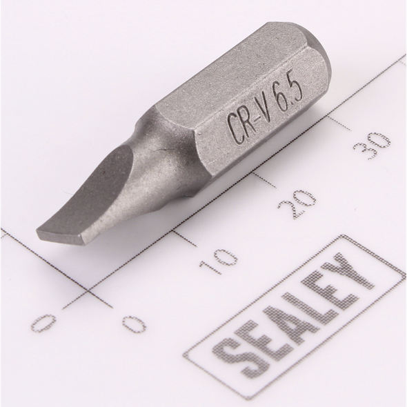Sealey Slotted Bit SL6.5 x 30mmL (8mm Shank)