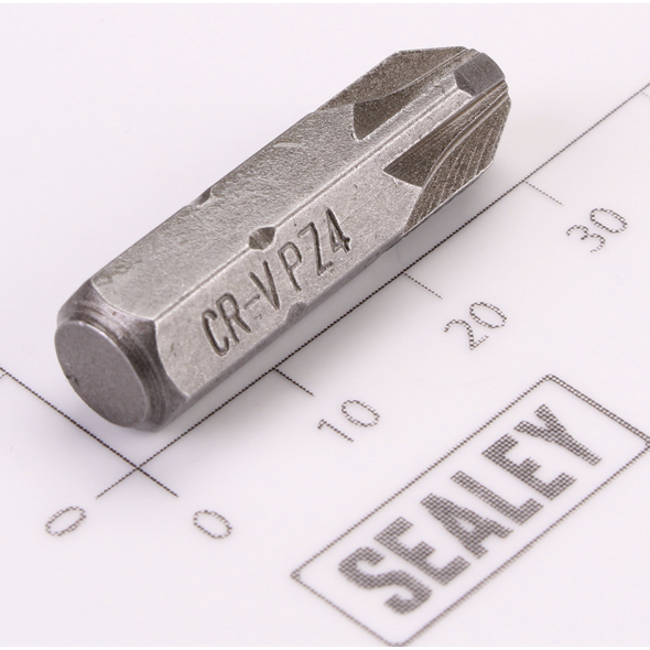 Sealey Pozi Bit PZ4 x 30mmL (8mm Shank)