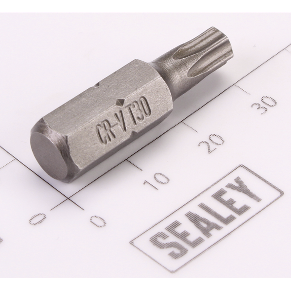 Sealey Trx-Star Bit T30 x 30mmL (8mm Shank)