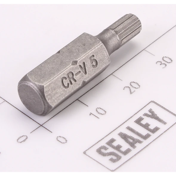 Sealey Spline Bit M5 x 30mmL (8mm Shank)