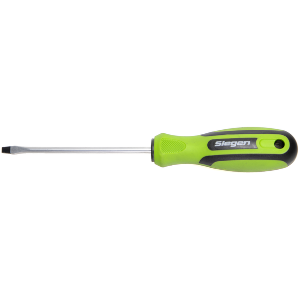 Sealey Slotted Screwdriver SL4 x 100mmL 'Green'
