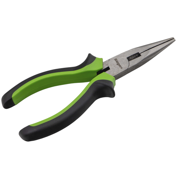 Sealey Long Nose Plier 160mm 'Green'
