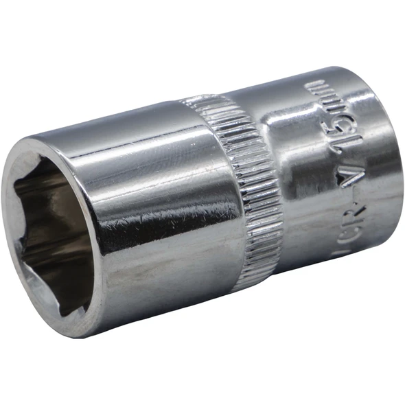 Sealey 1/2"Dr Socket 15mm (Mirror Finish)