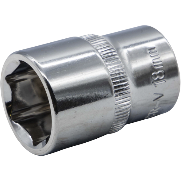 Sealey 1/2"Dr Socket 18mm (Mirror Finish)