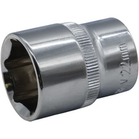 Sealey 1/2"Dr Socket 22mm (Mirror Finish) S01214.21