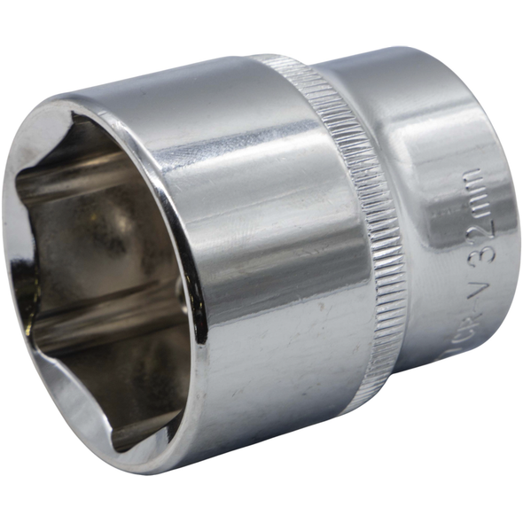 Sealey 1/2"Dr Socket 32mm (Mirror Finish)