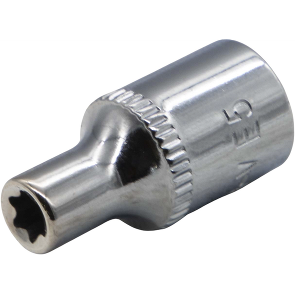 Sealey 1/4"Dr Trx-Star Socket E5 (Mirror Finish)