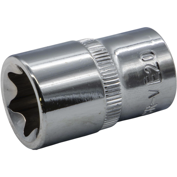 Sealey 1/2"Dr Trx-Star Socket E20 (Mirror Finish)