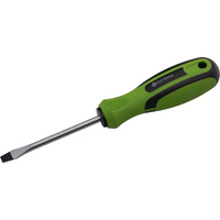 Sealey Slotted Screwdriver SL5 x 75mml 'Green' S01214.50
