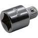 Sealey Adaptor 3/8"M x 1/2"F (Mirror Finish)