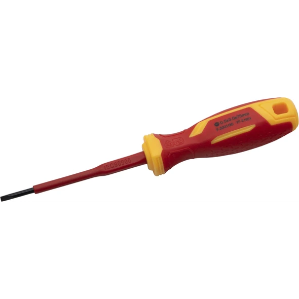 Sealey VDE Slotted Screwdriver SL3 x 75mmL