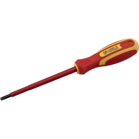 Sealey VDE Slotted Screwdriver SL5.5 x 125mmL