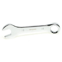 Sealey 12pt Open-End Stubby Ring Combination Wrench 15mm S01232.10