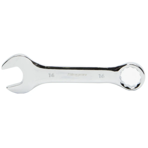 Sealey 12pt Open-End Stubby Ring Combination Wrench 16mm