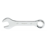 Sealey 12pt Open-End Stubby Ring Combination Wrench 17mm S01232.12