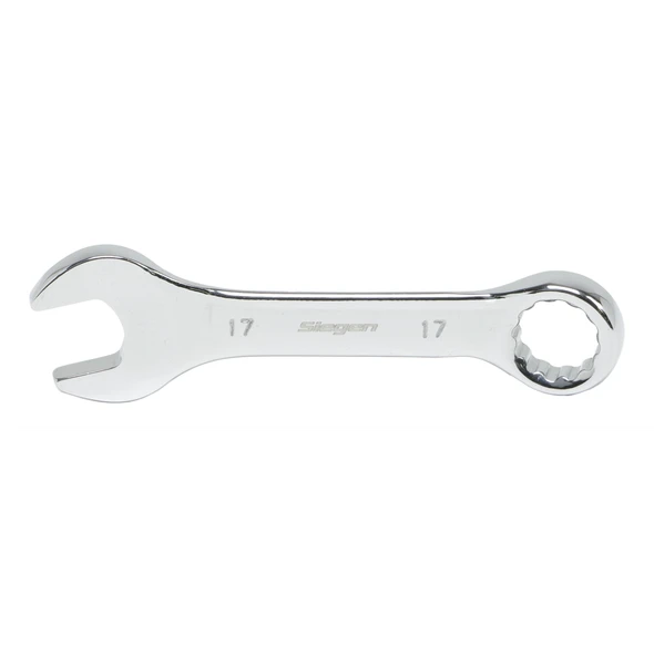Sealey 12pt Open-End Stubby Ring Combination Wrench 17mm