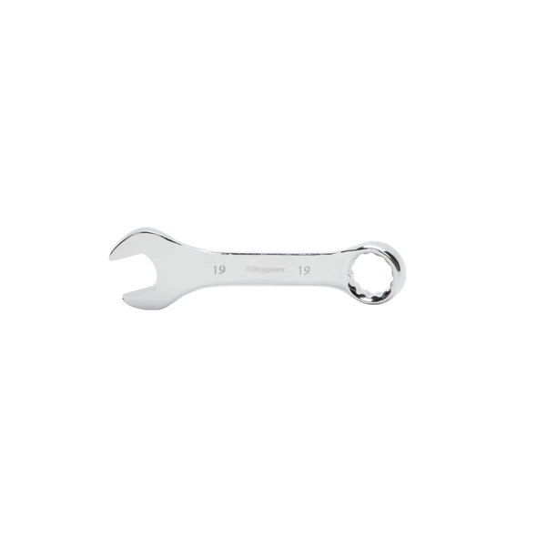 Sealey 12pt Open-End Stubby Ring Combination Wrench 19mm