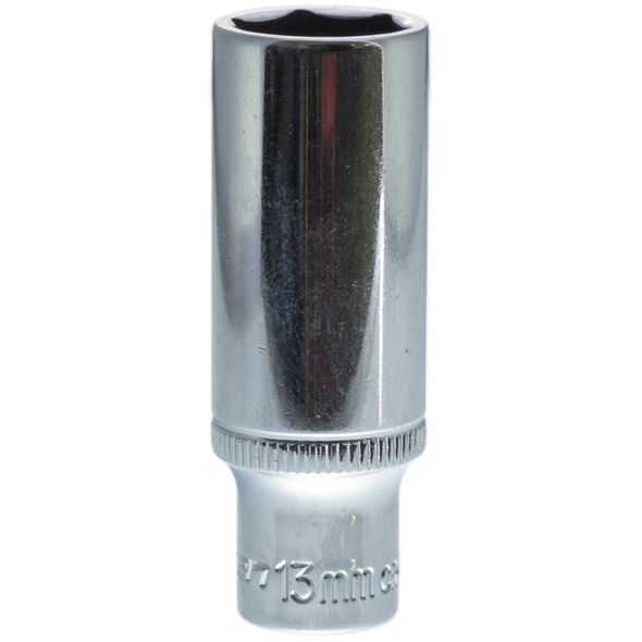 Sealey 1/4"Dr Deep Socket 13mm