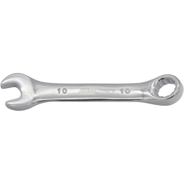 Sealey Stubby Combination Spanner 10mm (Mirror Finish) 12pt