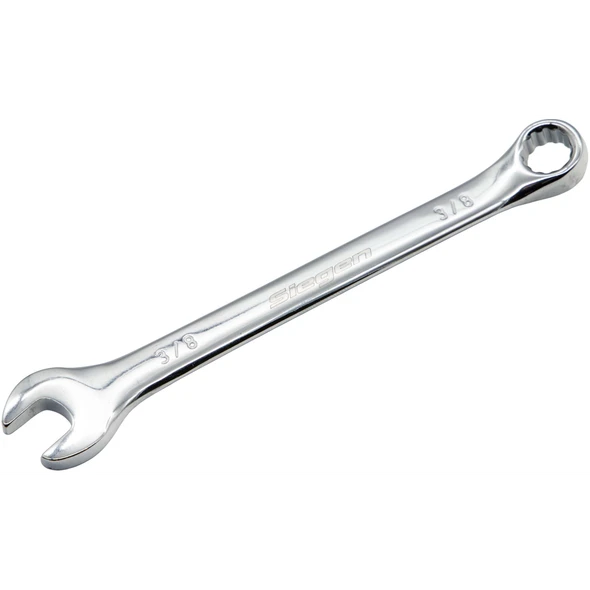 Sealey Stubby Combination Spanner 3/8" (Mirror Finish) 12pt