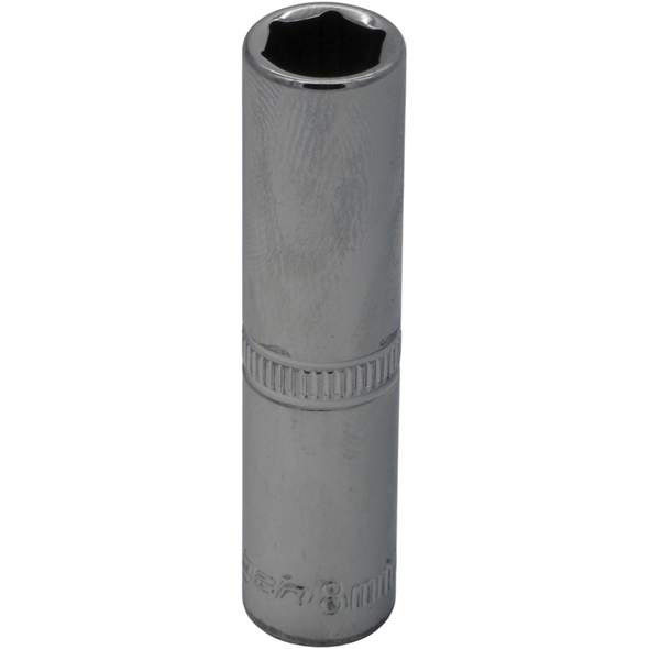 Sealey 1/4"Dr Deep Socket 8mm