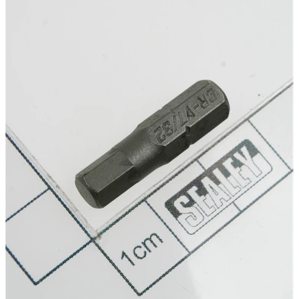 Sealey Hex bit 7/32" x 25mm short 1/4" dr.