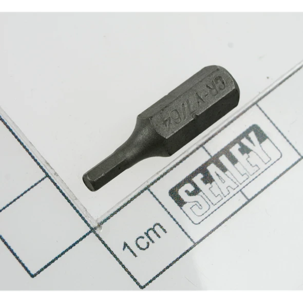 Sealey Hex bit 7/64" x 25mm short 1/4" drive