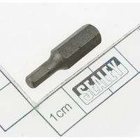Sealey Hex bit 9/64" x 25mm short 1/4" dr. S0473.HB9/64
