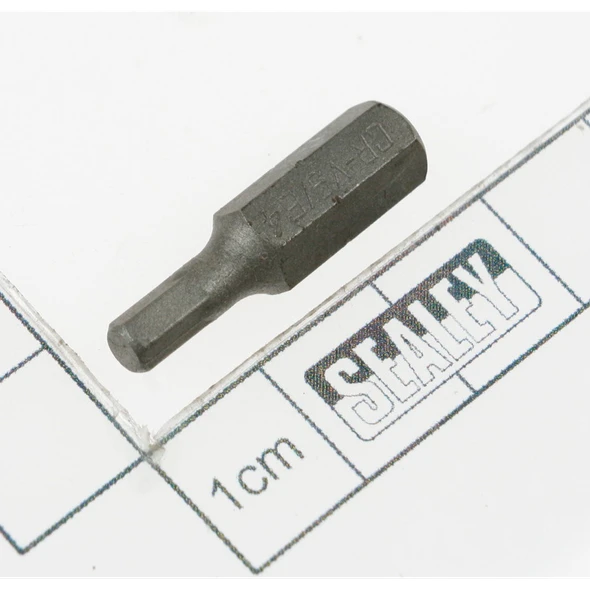 Sealey Hex bit 9/64" x 25mm short 1/4" dr.