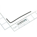 Sealey Short arm hex key 0.9mm (so)