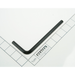 Sealey Short arm hex key 4.0mm (so)