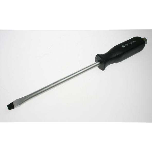 Sealey Screwdriver go-thr. slotted 8x150mm