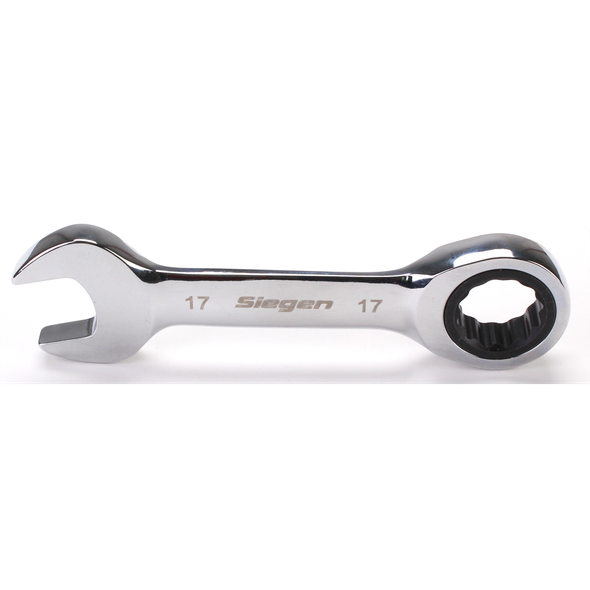 Sealey Stubby ratchet combination spanner 17mm