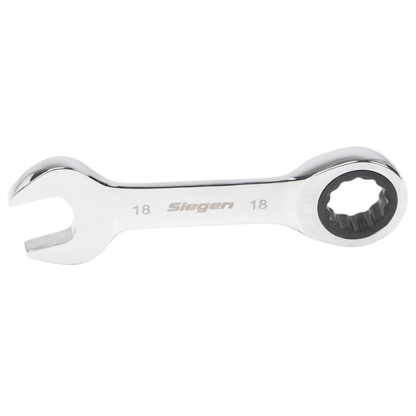 Sealey Stubby ratchet combination spanner 18mm